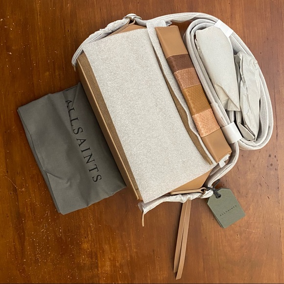 All Saints Leather Crossbody Bag - Picture 2 of 13